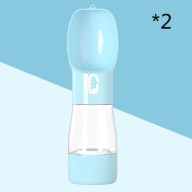Traveling Out Portable Dog Water Dispenser (Option: 2pc Blue)